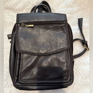 St. John’s Bay Brown Leather Mini-Backpack